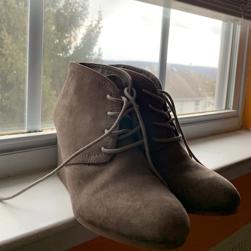 Suede Booties